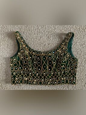 Funky embellished costume top